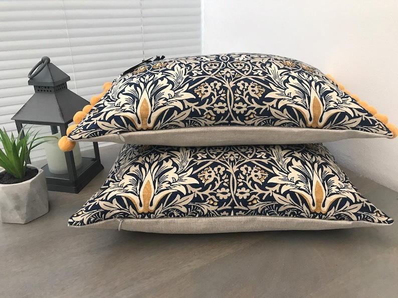 ScarlettMaeDesigns William Morris Snakeshead Cushion Cover - Thumbnail 2