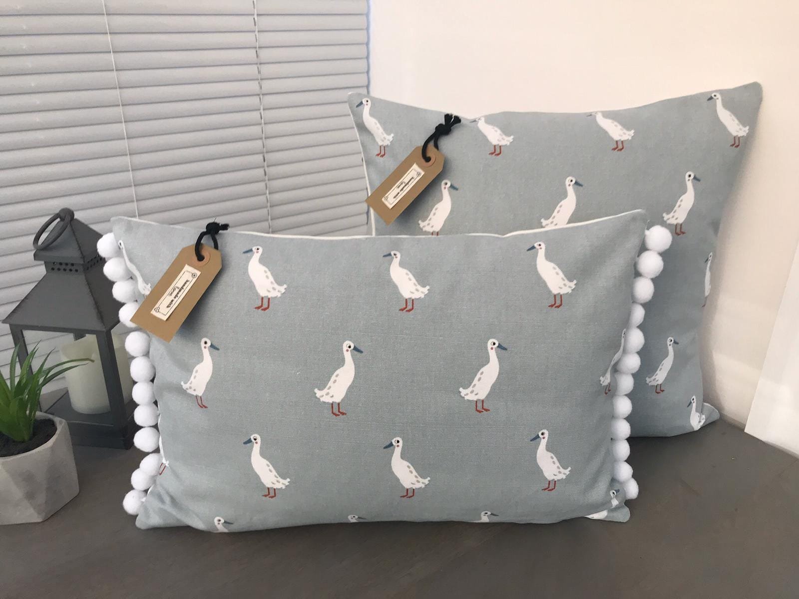 Sophie Allport 'runner Duck' Fabric Handmade Cushion Etsy
