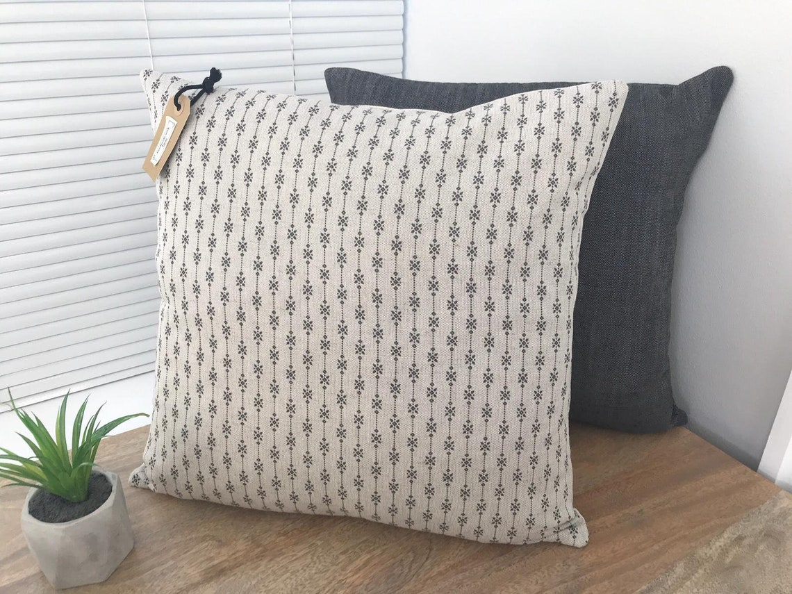 Linen Modern Farmhouse Cushion Covers Etsy Canada