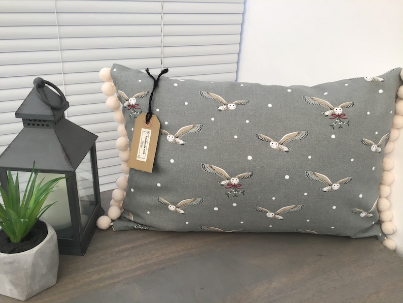 Sophie Allport Night Owl Handmade Christmas Cushion Covers Etsy