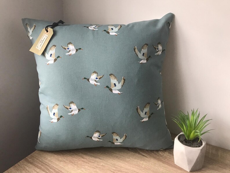 Sophie Allport 'ducks' Fabric Handmade Cushion Covers Etsy UK