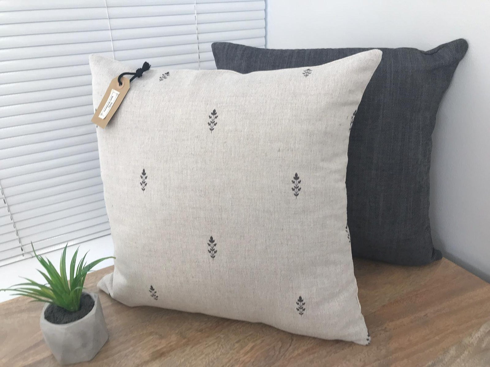 Linen Modern Farmhouse Cushion Covers Etsy