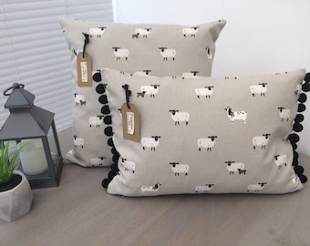 Sophie Allport 'Sheep' Fabric Handmade Cushion Covers