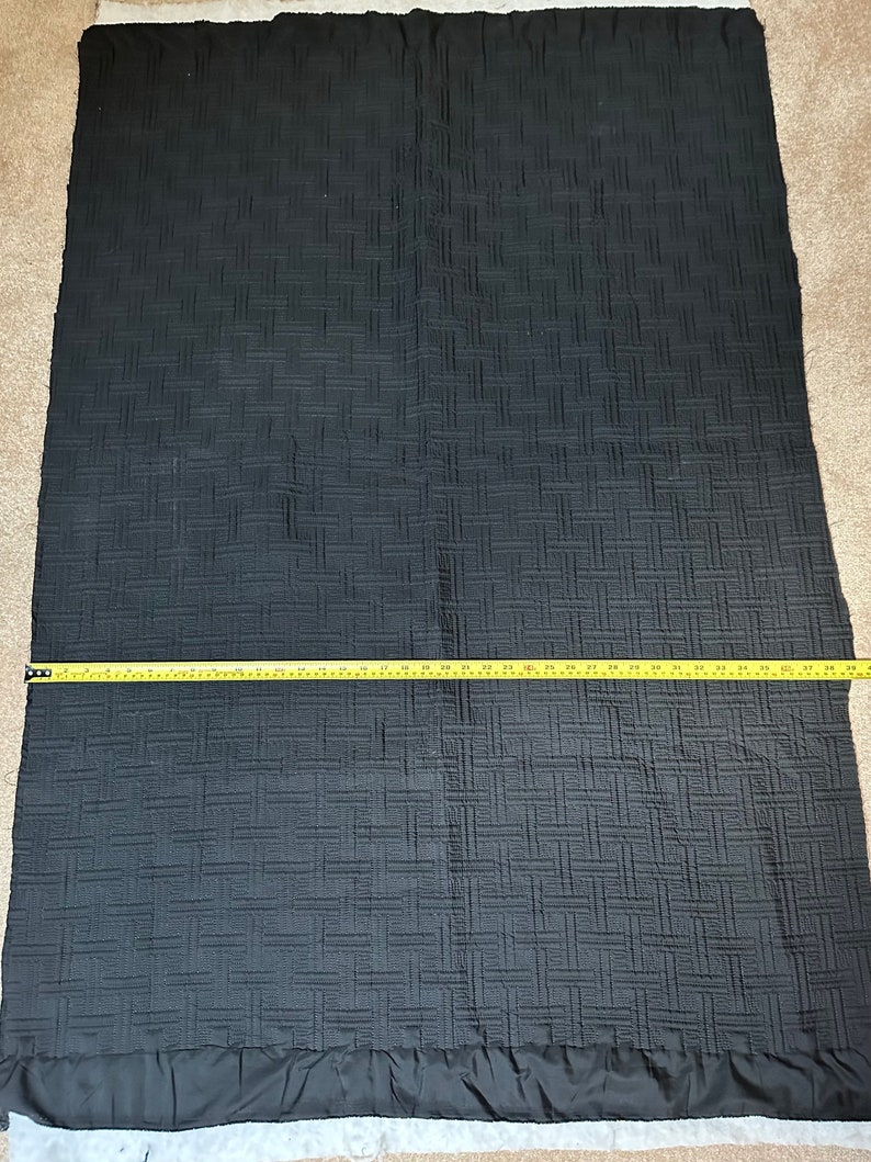 Black Quilted Fabric, Double Faced Pre Quilted Fabric, Quilted Fabric
