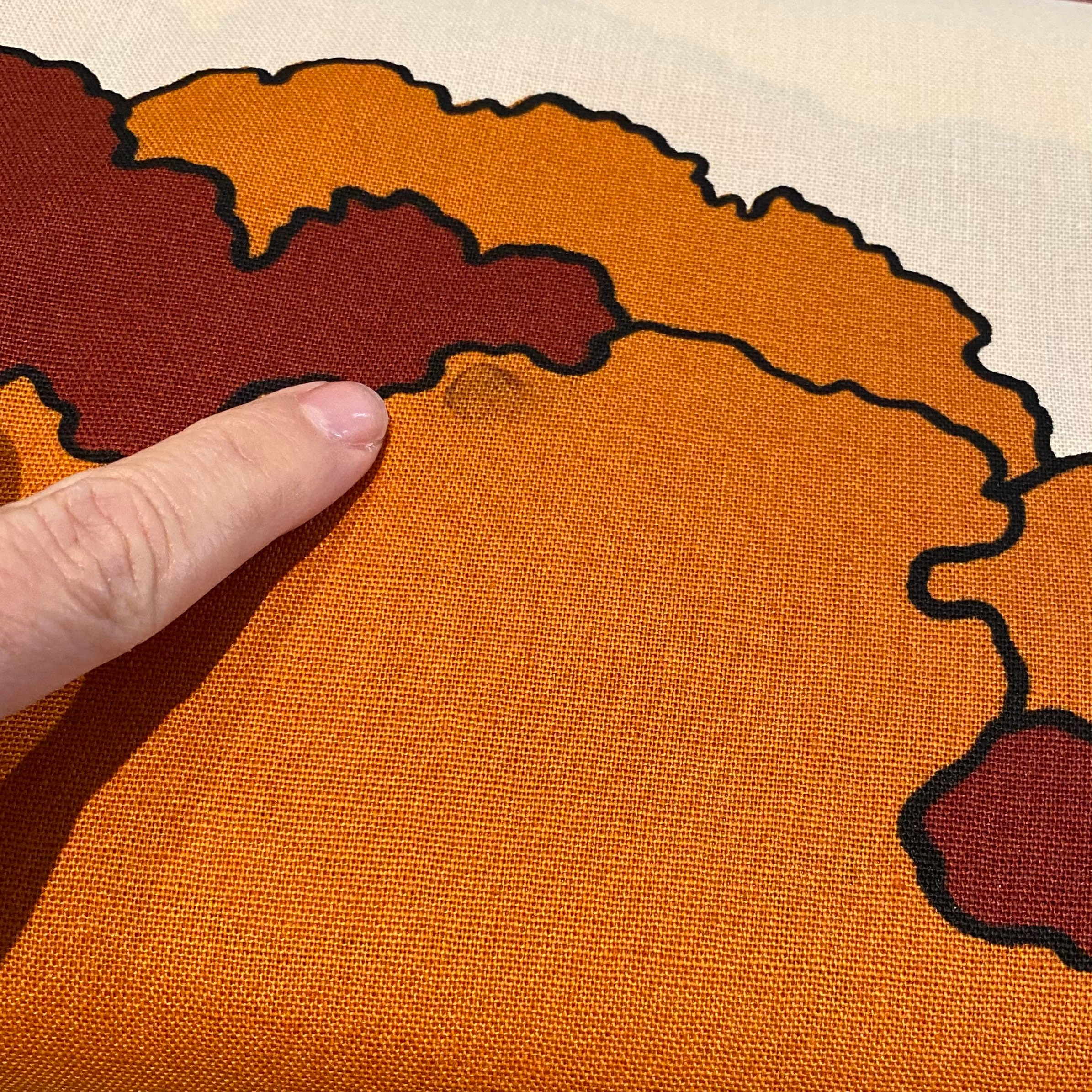 70s Finlayson Fabric, Scandinavian Textiles, Pop Art Decor, Nature