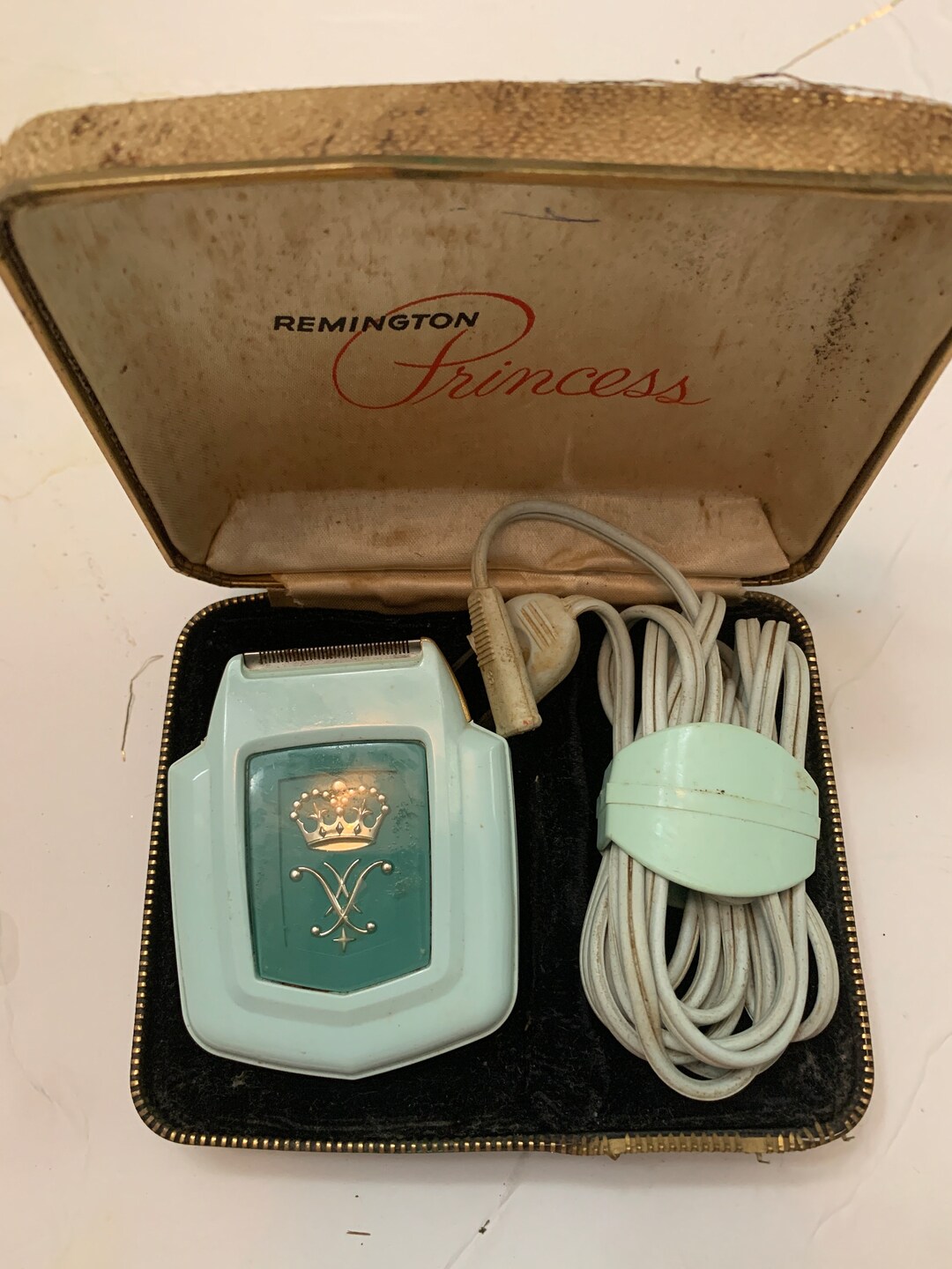 Vintage 1960s Remington Princess Mint Green Electric Razor With Case - Etsy