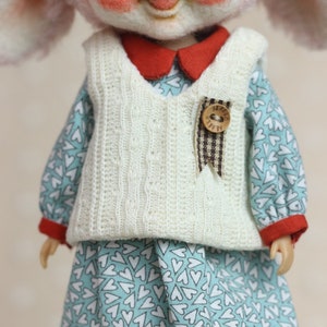 Blythe dress with sweater vest