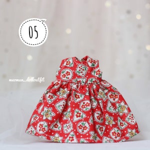 A-line dress for Blythe/ Holala/ 1:8 scale (various style options)