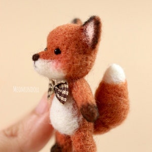 Mini felted fox, Blythe's toy image 3