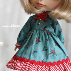 CHRISTMAS doll dress