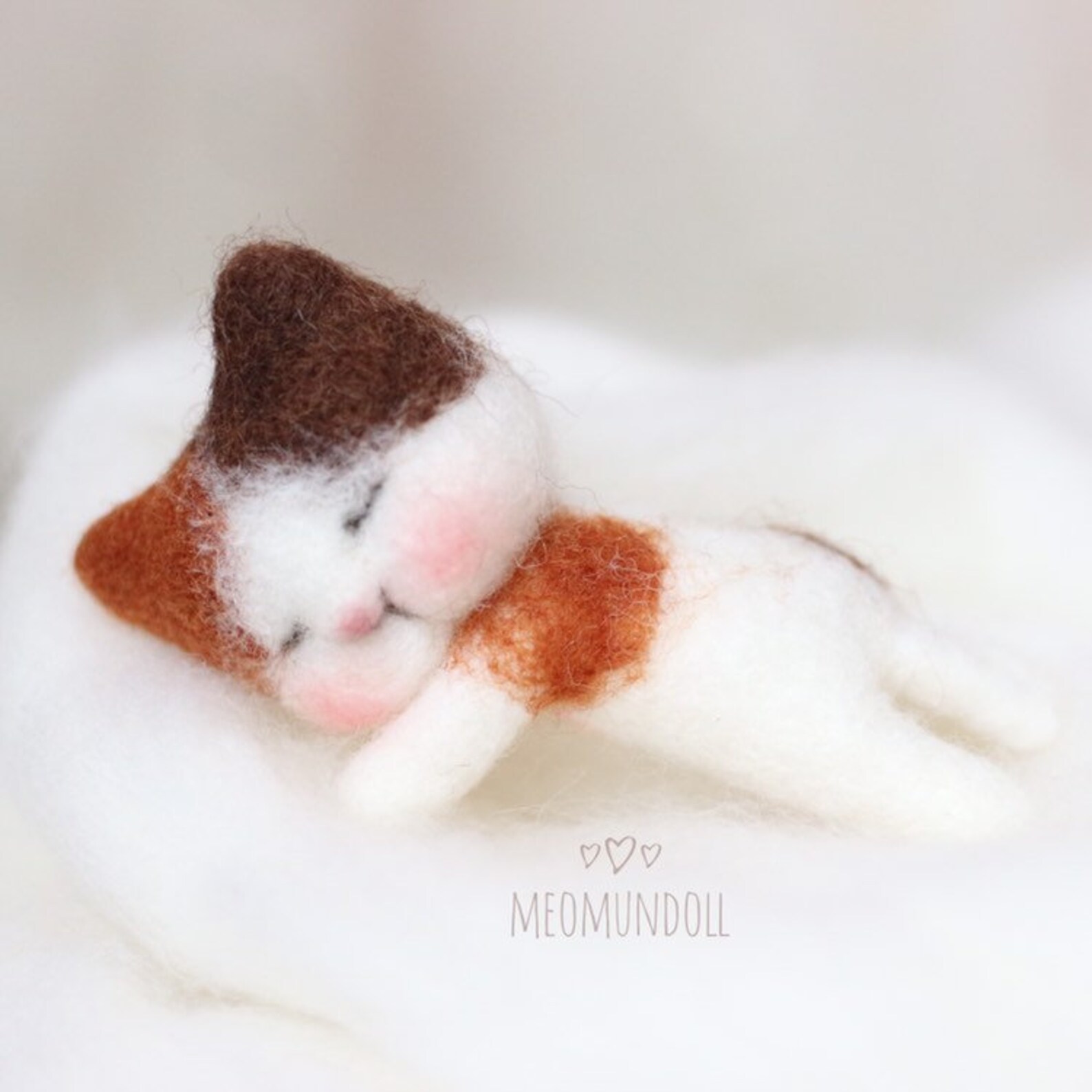 Miniature Sleeping Cat Doll Accessories Blythe's Friend Etsy
