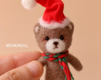 Mini peluche navideño, regalo de Navidad.
