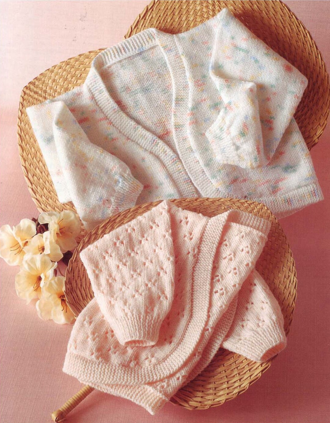 Baby Knitting Pattern Girl's Boleros 2 Styles Baby Bolero 1624 4 Ply PDF Download Etsy