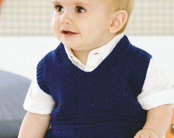 Explication Tricot Gilet Sans Manche Bébé - Laine Et Tricot