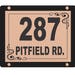 see more listings in the Address Signs section