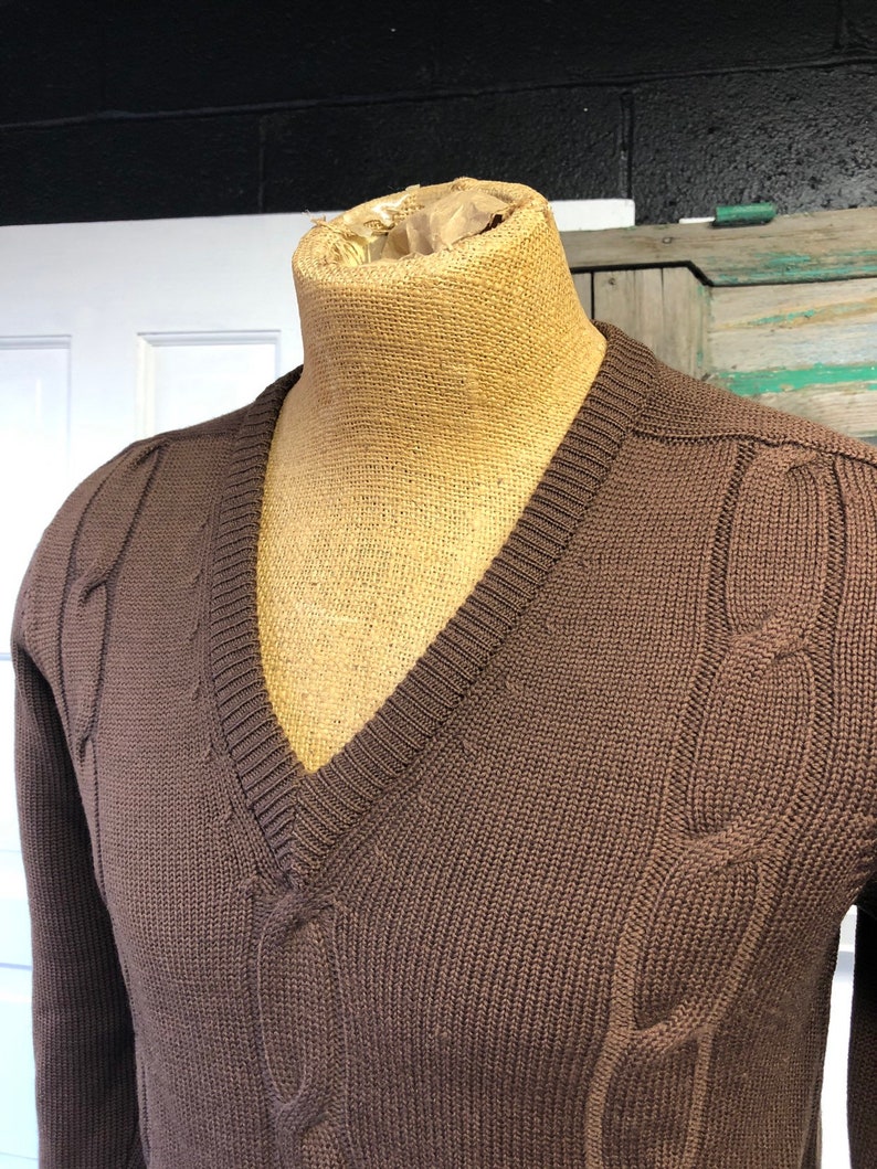 Vintage Wool Cable Knit Pullover Sweater Alexanders