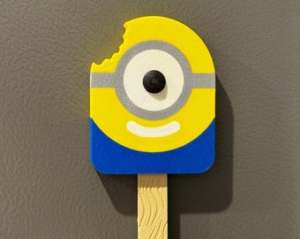 Minion Inspired Ice Cream Magnet Despicable Me