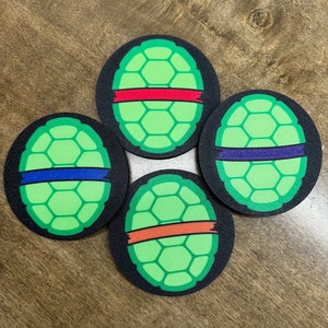 TMNT Teenage Mutant Ninja Turtles Inspired Coasters
