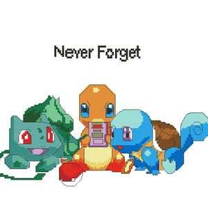 Starters Never Forget Cross Stitch Pattern
