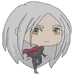Manon Blackbeak Crochan Cross Stitch Pattern