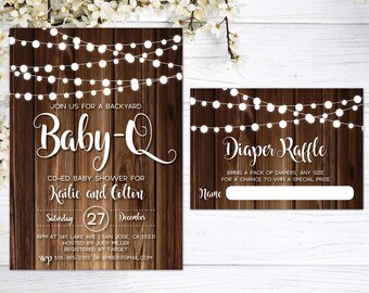 babyq shower invitations baby q shower baby q etsy