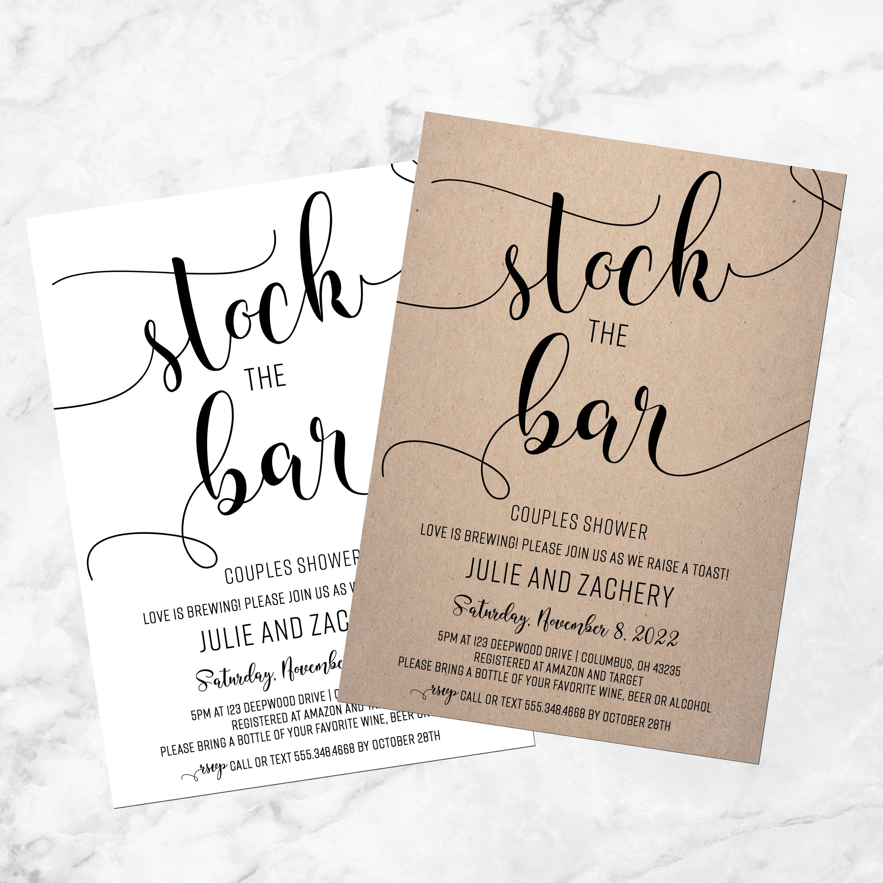 stock-the-bar-invitations-couples-shower-invitation-stock-etsy