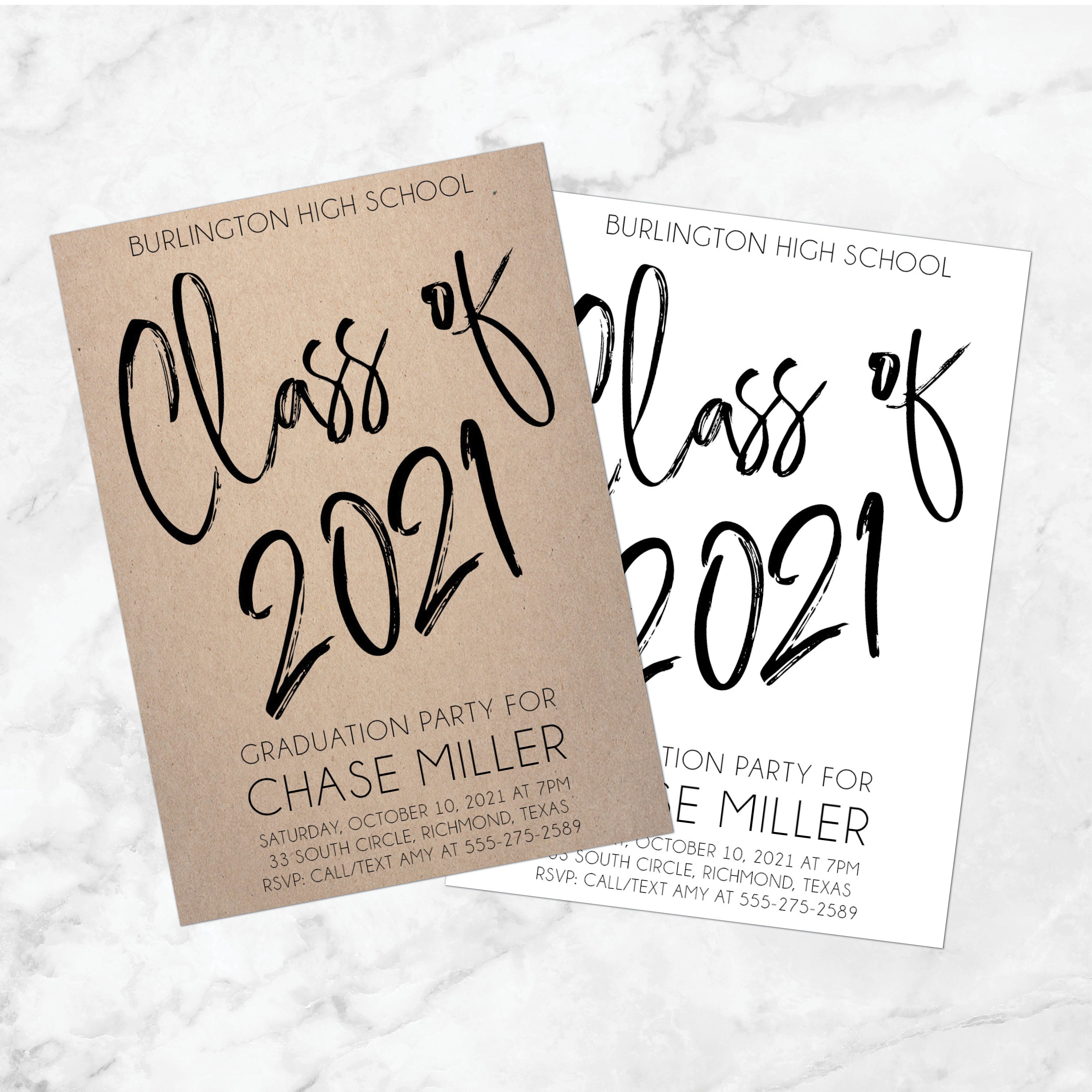 Graduation Party Invitation Class of 2021 Graduation Party | Etsy