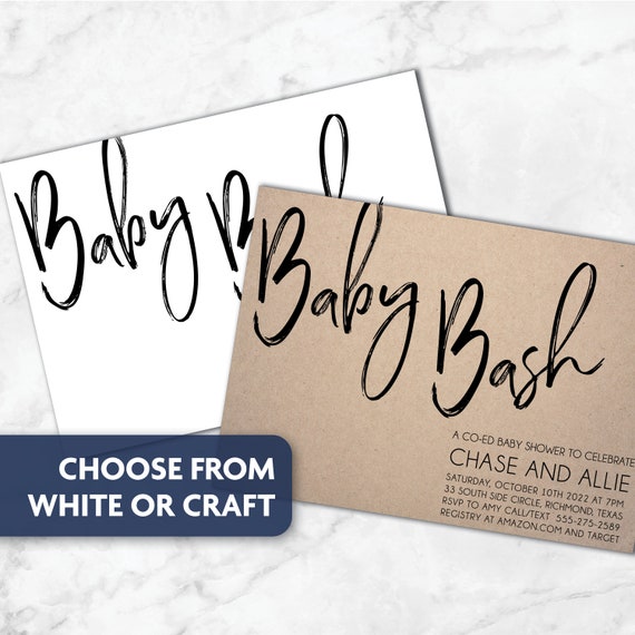 Dinvitation A La Baby Bash Shower De Tombola De Couches Etsy France