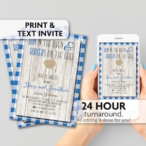 Bun in the Oven Shower Invite | Baby-Q