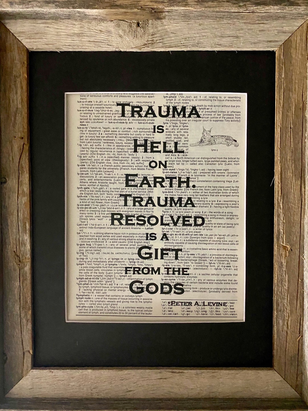 Trauma Resolved is a Gift Mental Health Awareness Trauma Quote