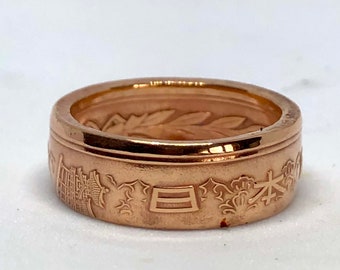 Japanese 10 Yen Coin Ring