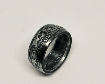 1914 Half Crown Coin Ring