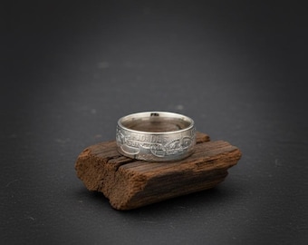 Sterling Silver Half Crown Coin Ring