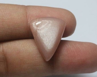 Peach Moonstone Cabochon, Natural Moonstone Cabochon for Pendent, Peach Moonstone Cabochon, Semi Precious Stone, Birthstone Cabochon, 21 MM