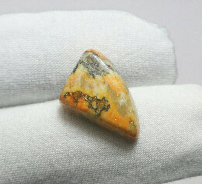 21 \u00d7 14 \u00d7 5 MM Natural Bumblebee Jasper Cabochon