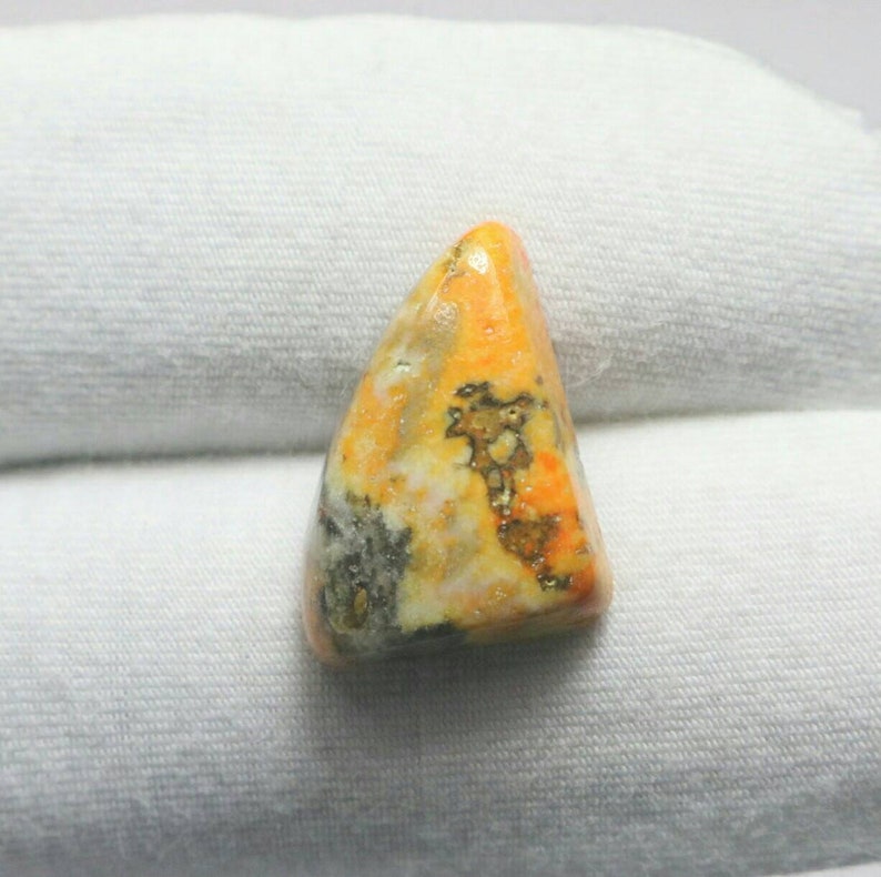 21 \u00d7 14 \u00d7 5 MM Natural Bumblebee Jasper Cabochon