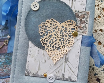 Handmade Mixed Media Journal: A6 Notebook