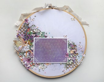 Fairy Photo Hoop Frame: Floral Decor