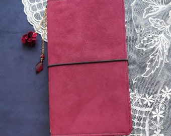 Handmade Midori Style Journal: Travel Notebook