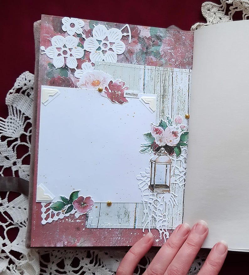 Boho Notebooks: Handmade Notepad Art Journal A5 image 6