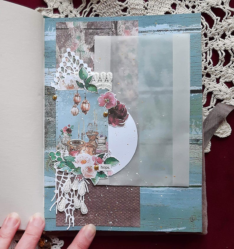 Boho Notebooks: Handmade Notepad Art Journal A5 image 9