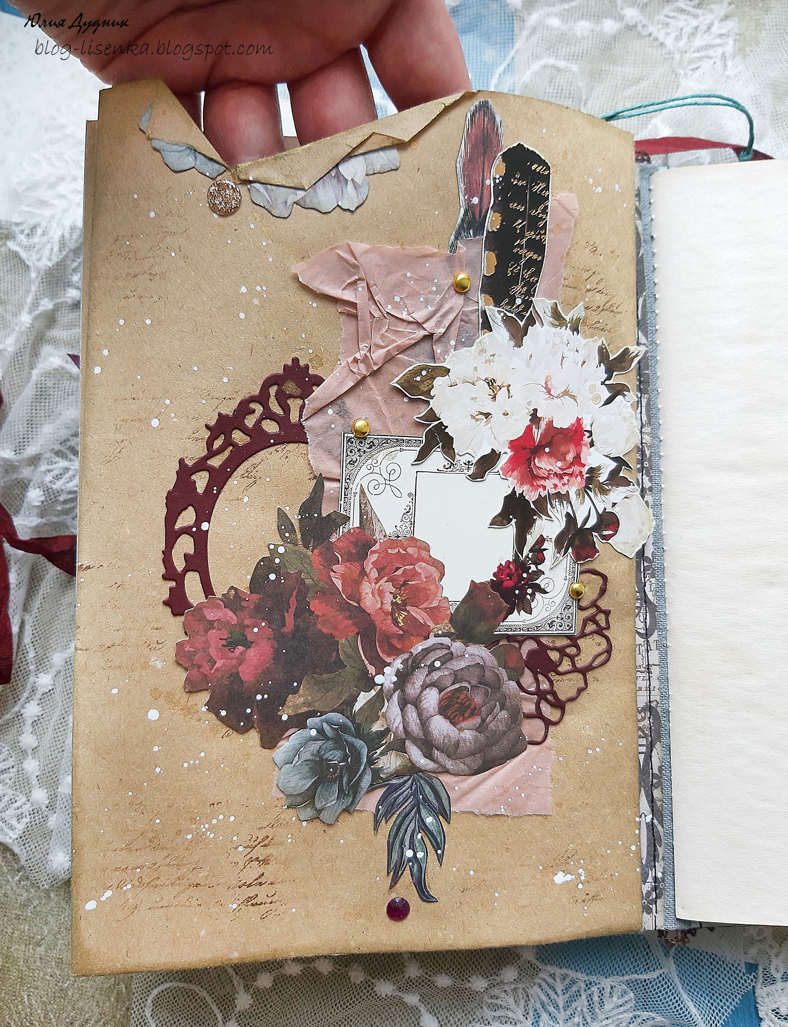 Mixed Media Journal, Handmade Journal, Notebooks, Art Journal, Handmade