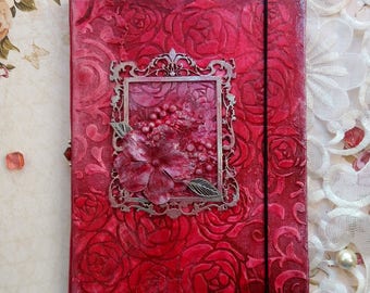 Mixed Media Journal: Handmade A5 Notepad