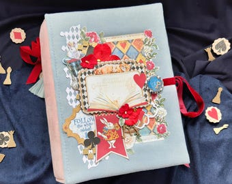 Handcrafted Alice in Wonderland Photo Album: Photo Keepsake