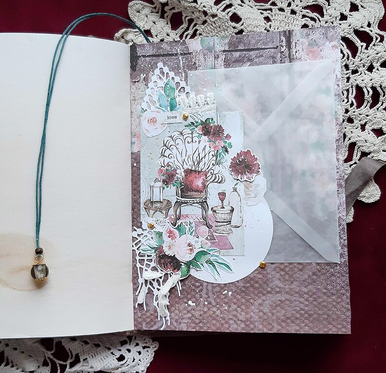 Boho Notebooks: Handmade Notepad Art Journal A5 image 7