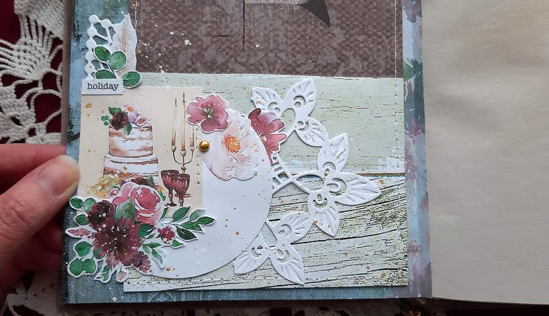 Boho Notebooks: Handmade Notepad Art Journal A5 image 11