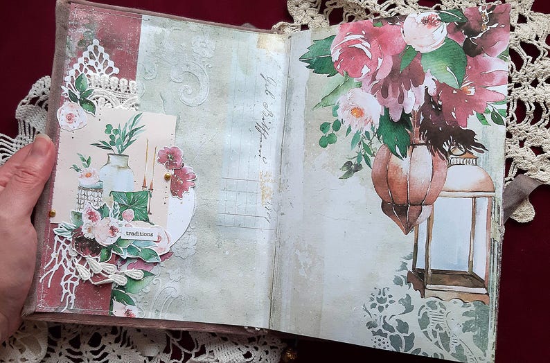 Boho Notebooks: Handmade Notepad Art Journal A5 image 4