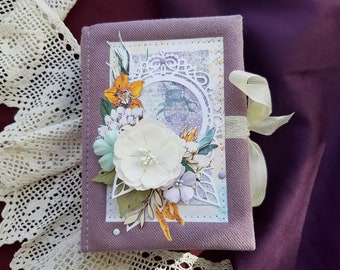 Handmade Journal: Floral A6 Notebook