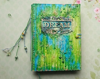 Handmade Mixed Media Art Journal: A6 Notebook