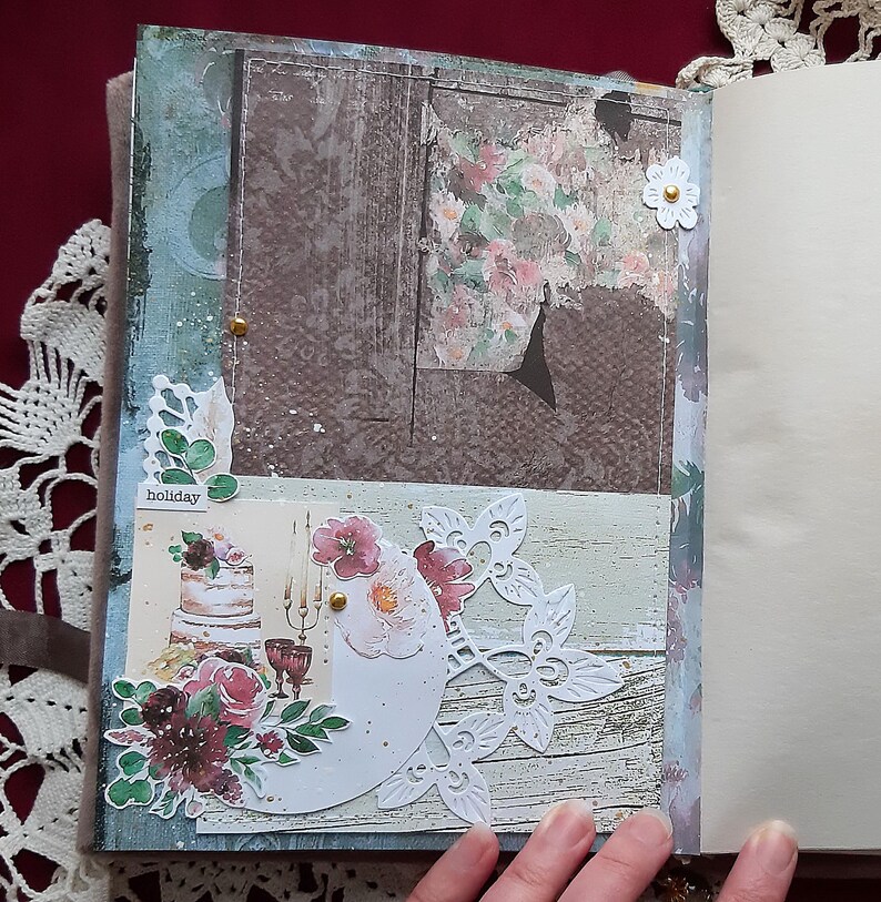Boho Notebooks: Handmade Notepad Art Journal A5 image 10